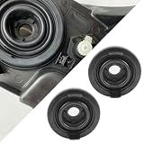 JOKAOOH 2PCS Car Headlight Dust Caps, 80mm Rubber Sealing Protective Cover for H4 Light Bulb, Universal Dustproof Lamp Protection Headlight Extension Covers for Most Cars Trucks SUVs (2PCS)
