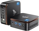 KAMRUI Essenx E1 Mini PC,W-11 Pro 12th N97 Mini Computer(Beat N150,up to 3.6GHz),Mini Desktop Computers 16GB RAM 512GB SSD,Desktop PC Support 4K HDMI+DP,Mini PC with Dual WiFi,Business Home Office