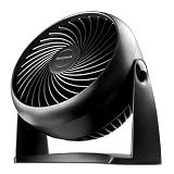 Honeywell TurboForce Air Circulator, Small Tabletop Fan, Quiet Personal Fan for Home or Office, 3 Speeds, 90 Degree Pivoting Head, Black, HT900