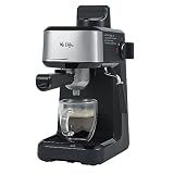 Mr. Coffee 4-Shot Steam Espresso Cappuccino and Latte Maker with Stainless Steel Frothing Pitcher
