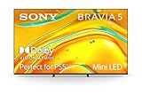Sony BRAVIA 5 85 Inch TV, Mini LED, 4K Smart Google TV, XR Processor with AI Technology,120hz Television with Dolby Vision/Atmos, Exclusive Features for PlayStation®5, K-85XR50, 2025 Model