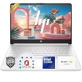 HP 14 inch Laptop Computer, 2026-2027 Edition, Intel N150 Processor, 4GB DDR5 RAM, 128GB SSD, 1TB Cloud Storage, Windows 11 with Microsoft 365