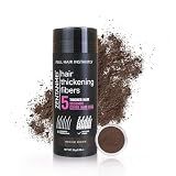 Hair Fibers for Thinning Hair for Women All-Natural Hair Building Fibers 0.98 Oz Hair Volume Powder Bald Spot Cover Up for Men & Women (Medium Brown)