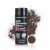 Hair Fibers for Thinning Hair for Women All-Natural Hair Building Fibers 0.98 Oz Hair Volume Powder Bald Spot Cover Up for Men & Women (Medium Brown)