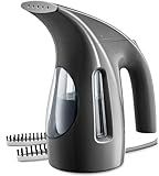 HiLIFE Steamer for Clothes, Portable Handheld Design, 240ml Big Capacity, 700W, Strong Penetrating Steam, Removes Wrinkle, for Home, Office(ONLY FOR 120V)-Black