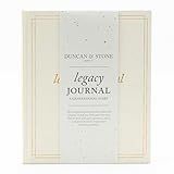 DUNCAN & STONE PAPER CO. Grandparents Legacy Journal - Legacy Book For Parents & Grandparents - Keepsake Grandparents Book - Gifts For Grandparents (Ivory, 85 Pages)