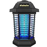 Klahaite Bug Zapper Outdoor, Electric Mosquito Zapper, Fly Zapper Indoor Fly Traps, Mosquito Repellent Outdoor Patio and Backyard Covers 1/2 Acre, 3 Prong Plug, 4200V, ABS Fireproof Plastic Outer