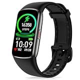 Zeacool Fitness Tracker with 24/7 Heart Rate, Blood Oxygen Sleep Monitor, 123 Sports Modes Calories Smart Watch,IP68 Waterproof Step Counter Activity Trackers Health Pedometer for Women Men (Bl