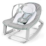 Ingenuity Keep Cozy 3-in-1 Grow with Me Vibrating Baby Bouncer, Seat & Infant to Toddler Rocker, Vibrations & -Toy Bar, 0-30 Months Up to 40 lbs (Weaver)