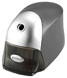 Bostitch Office QuietSharp Executive Heavy Duty Electric Pencil Sharpener for 65% Faster Sharpening and 6X Longer Cutter Life - Colored Pencil Compatible, Charcoal