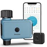 WiFi Water Timer, 1 Zone Smart Sprinkler Timer for Garden Hose Faucet, Hose Timer with WiFi Hub, Up to 20 Watering Plans, APP & Voice Control, Compatible with Alexa and Google Home