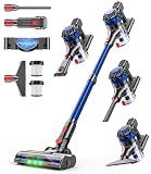 KARDV Cordless Vacuum Cleaner, 500W/40Kpa Vacuum Cleaners for Home, 60Mins Stick Vacuum with LED Display, Anti-Tangle Wireless Vacuum, 8 in 1 Lightweight Vacuum for Hard Floors Carpet Pet Hair