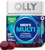 OLLY Men's Multivitamin Gummy, Supports Overall Wellness,* - 90 Count