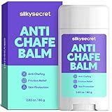 SilkySecret Anti Chafing Stick (2.82 Oz), Anti-Chafe Balm for Women & Men, Glide-On Comfort for Thighs, Underarms & Sensitive Areas, Long-Lasting Skin Protection