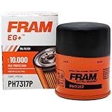 FRAM EG+ PH7317P 10K Mile Change Automotive Replacement Interval Spin-On Engine Oil Filter for Select Vehicle Model Years, Vehicle Engine Protection Oil Filter for Everyday Drivers