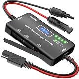 MPPT Solar Charge Controller 12V 10A, Solar Panel Charge Controller with Type-C and USB Output for Solar Panel and Gel, AGM, LiFePO₄ Battery