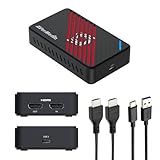 AVerMedia 4K HDMI Capture Card, USB Game Capture Card for Streaming and Recording with True Low Latency on PS5/Pro, Xbox, Switch 2, PC on Twitch, OBS, for Win11, Mac-GC553Pro Live Gamer Ultra S Black