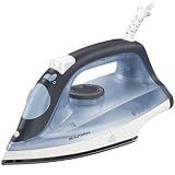 BEAUTURAL Compact Steam Iron for Clothes with Non-Stick Soleplate, Blue