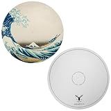 Menesia 12 Inch Turntable Mat, Slipmat for Vinyl LP Record Player, Anti Static Turntable Platter Mat (japan great wave)