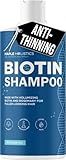 Rosemary and Biotin Shampoo for Thinning Hair - Vegan Volumizing Shampoo for Fine Hair with B Vitamins Argan Oil & Tea Tree Essential Oil - Paraben Silicone and Sulfate Free Vegan Formula (8 Fl Oz)