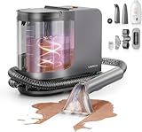 uwant Portable Carpet Cleaner with Steam& Hot Water 18Kpa Upholstery Cleaner Machine for Pets with Cleaning Tools& Solution Carpet Steam Cleaner for Cars,Couch,Furniture