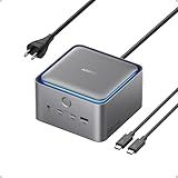 Anker Prime TB5 Docking Station, 14-in-1 Thunderbolt 5 Dock with 120Gbps Max Transfer, Thunderbolt Dock with 140W Max Charging, Cooling System, Up to 8K, Dual Display for TBT 5/4 Laptops
