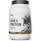 Levels Grass Fed Whey Protein Powder, No Artificials, 24G of Protein, Double Chocolate, 2LB
