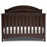 Delta Children Perry 6-in-1 Convertible Crib - Greenguard Gold Certified, Walnut Espresso