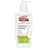 Palmer's Cocoa Butter Formula Massage Lotion For Stretch Marks, Pregnancy Skin Care, Belly Cream with Collagen, Elastin, Argan OIl and Shea Butter, 8.5 Ounces