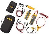 Fluke 393FC Clamp Meter with Irradiance Meter and Solar Test Lead Kit, CAT III 1500 V Rated, Measure Solar Irradiance, Ambient and PV Module Temperature, with MC4 Test Leads