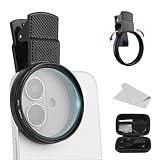52mm Clip-on CPL Phone Camera Filter Kit, Circular Polarizer Filter, CPL Polarizer Phone Camera Lens Filter for iPhone Samsung/Android Smartphones
