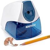 Bostitch Electric Pencil Sharpener for Classroom and Desk, Stall Free, Blue