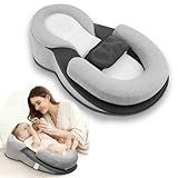 kornsurte Baby Lounger Pillow, Breastfeeding Feeding Pillow Reflux Reducing Spit-Up, Safety Nursing Pillow for Bottle Feeding