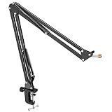 FIFINE CS1 Scissor Microphone Boom Arm Stand for Gaming Recording