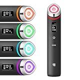 medicube Booster Pro | 6-in-1 Real Glass Glow Beauty Massager | for Clear, Radiant, Firmer-Looking Skin | Korean Skin Care | Black