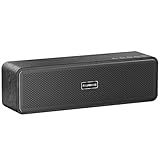 FULMINARE Portable Bluetooth Speaker for Home, Wooden Housing, 50W Deep Bass Stereo Sound, Bluetooth 5.3, 30H Playtime, 4-in-1 Playback, IPX5 Waterproof for Indoor & Outdoor Use