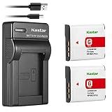 Kastar NP-BG1 NP-FG1 Battery (2-Pack) + Slim USB Charger for Sony Cameras – Check Battery Model Before Purchase