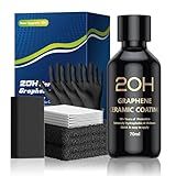 20H Advanced Graphene Ceramic Coating for Cars (70ml) - Car Detailing Kit, 10+ Years of Long Lasting Protection, Apply After Car Wash & Paint Correction, Ultra High Gloss