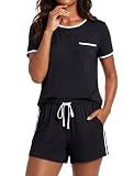 PATPAT 93% Bamboo Viscose Pajamas for Women, Cooling Womens Pajama Set