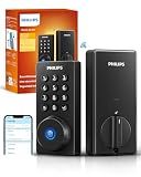 Philips Wi-Fi Smart Deadbolt Lock, Keyless Entry Door Locks for Front Door