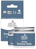 Earth Mama Organic Perineal Balm | Naturally Cooling Herbal Salve for Pregnancy and Postpartum Relief with Witch Hazel & Calendula, Feminine Care Essentials, No Benzocaine or Butane, 2-Oz (2-Pack)