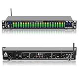 FULODE Home Audio Equalizer, Professional 31-Band Digital Equalizer,Noise Reduction Rack Mount Audio Spectrum Analyzer,Stereo graphic equalizer Real-time frequency level display