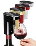 5-in-1 Electric Wine Decanter with Aerator,Digital Alcohol Bottle Dispenser Adjustable Dosing,Smart Whiskey Pourer, Liquor/Spirits Pump Automatic,Nice Gifts for Women Men Mom Dad Husband Boss(Black)