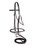 Economy Raised Snaffle Bridle with Reins