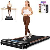NeoSilent Walking Pad Under Desk Treadmill for Home & Office with BLDC Core and Extra-Large Belt, App Control, Portable and Compact for Small Space Phantom Black