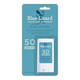 BLUE LIZARD Sensitive Mineral Sunscreen Stick with Zinc Oxide, SPF 50+, Water Resistant, UVA UVB Protection Easy to Apply, Fragrance Free, 0.5 Oz