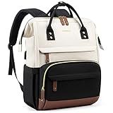 LOVEVOOK Laptop Backpack for Women, 15.6 Inch Work Business Backpacks Purse with USB Port, Large Capacity Nurse Bag College Bookbag for School, Waterproof Casual Daypack for Travel