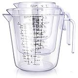 -BINGBING- Measuring Cups Set, Liquid Measuring Cups For 3 For Kitchen