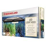 Marineland LED Light Hood For Aquariums, 24 Inches By 12 Inches, Natural Shimmering Light With Night Light Effect