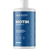 Rosemary and Biotin Shampoo for Thinning Hair - Vegan Volumizing Shampoo for Fine Hair with B Vitamins Argan Oil & Tea Tree Essential Oil - Paraben Silicone and Sulfate Free Vegan Formula (16 Fl Oz)
